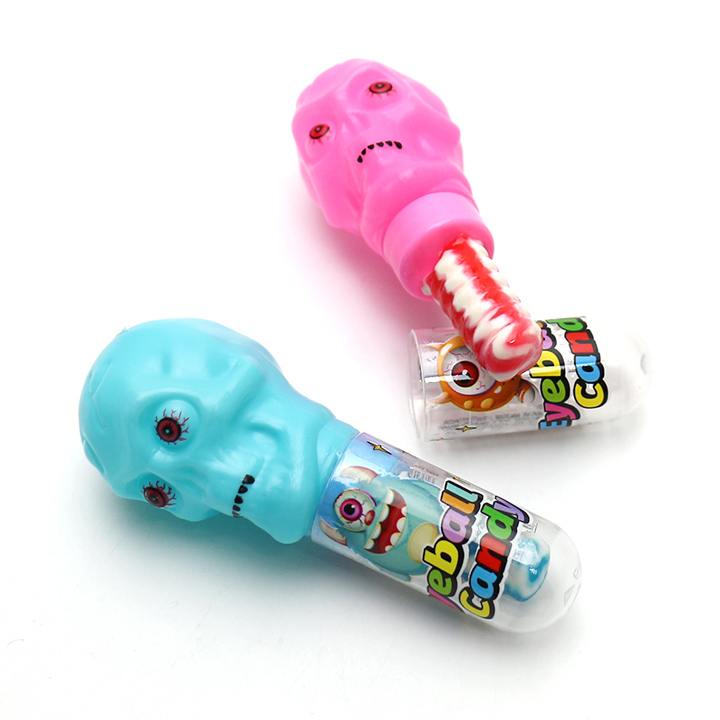 Halloween Skull head shaped pacifier lollipop toy candy CH-T1246