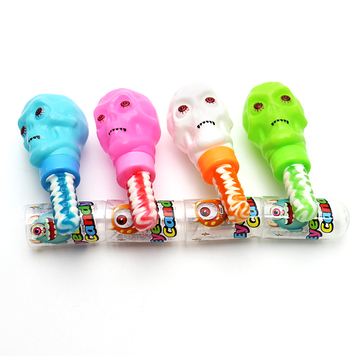 Halloween Skull head shaped pacifier lollipop toy candy CH-T1246
