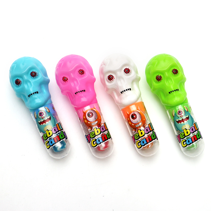Halloween Skull head shaped pacifier lollipop toy candy CH-T1246