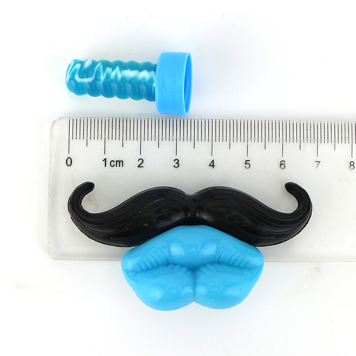 Funny beard and lip shaped pacifier lollipop toy candy CH-T1247