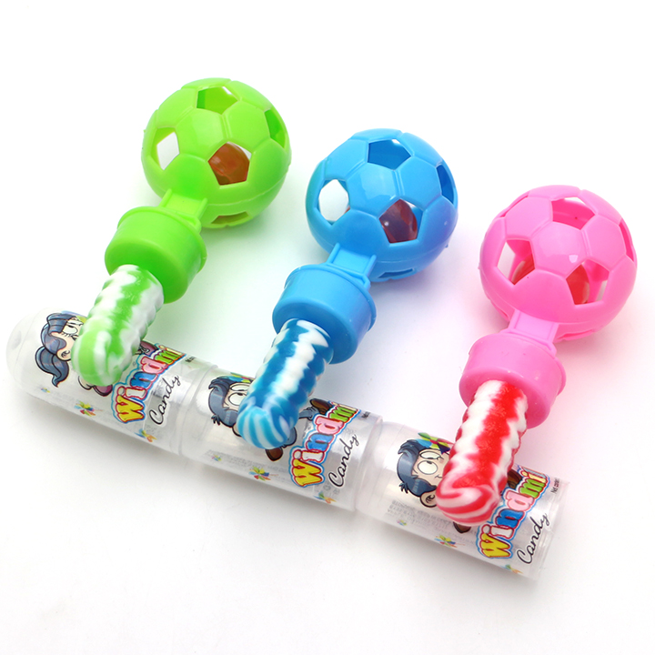 Cartoon Football Shaking bell shaped lollipop toy candy CH-T1248