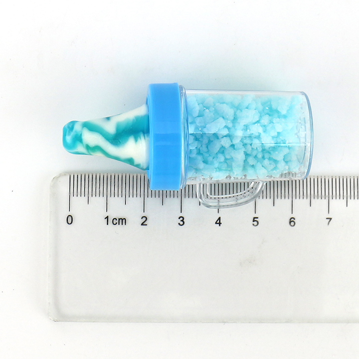 Nipple cup shaped pacifier lollipop with crystalline powder candyCH-T1252