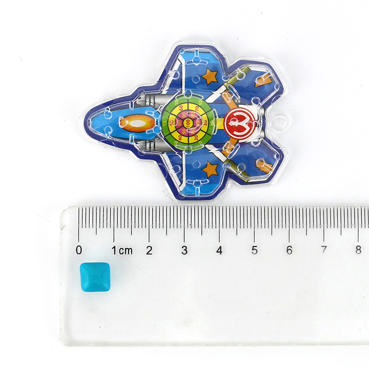 Fighter airplane shape maze toy candy with mini bubble gum CH-T1258