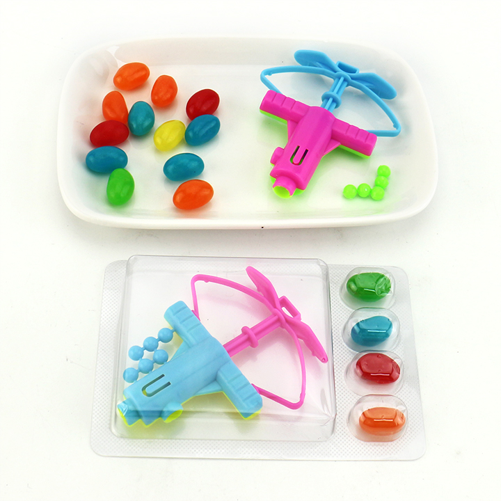 Finger Catapult candy toy shooting ball toy candy with jelly bean candy CH-T1260