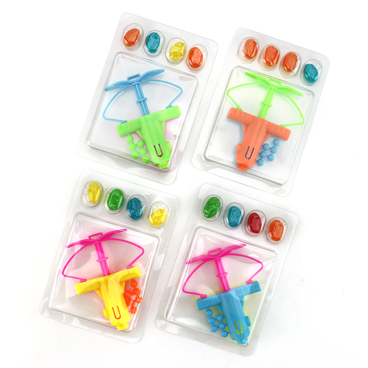 Finger Catapult candy toy shooting ball toy candy with jelly bean candy CH-T1260