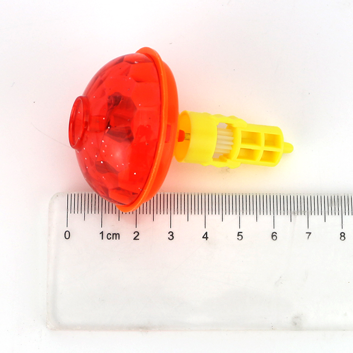 LED flashing top spinning gyro toy pull ruler light rotating gyroscope toy CH-X117