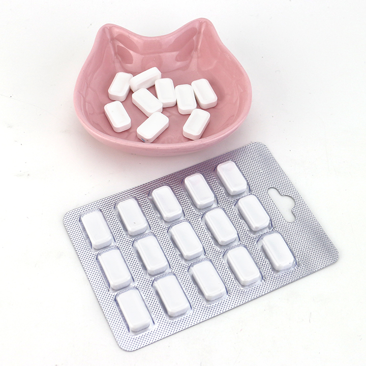 Halal cool mint flavor block shape pressed tablet candy bar in box CH-Z266-1