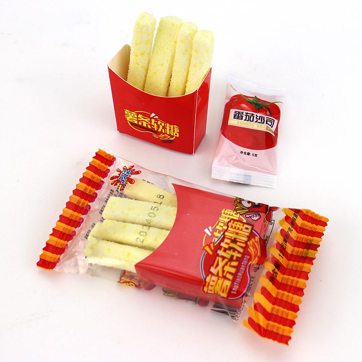 2024 New French fries soft gummy candy with tomato jam CH-J541