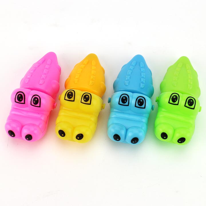 Cartoon sliding big mouth bite crocodile car toy candy CH-T1268