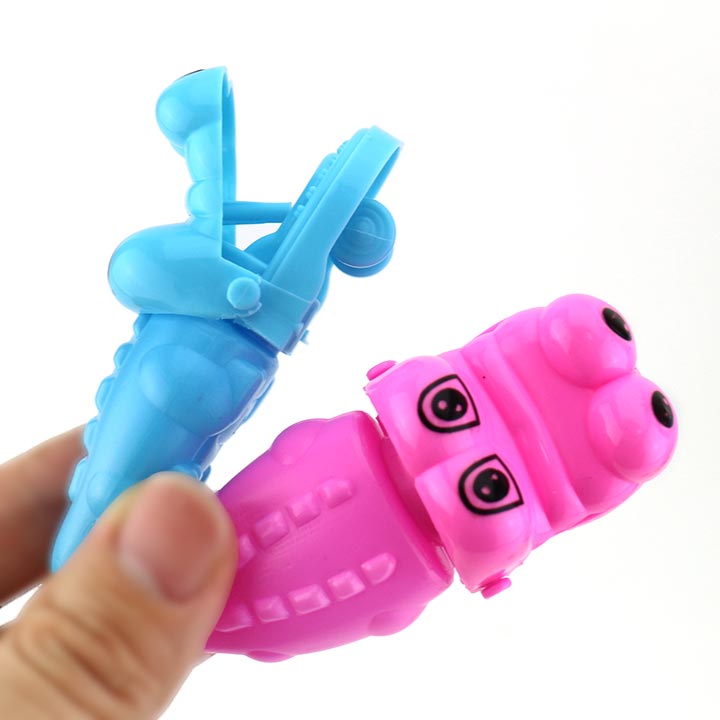 Cartoon sliding big mouth bite crocodile car toy candy CH-T1268