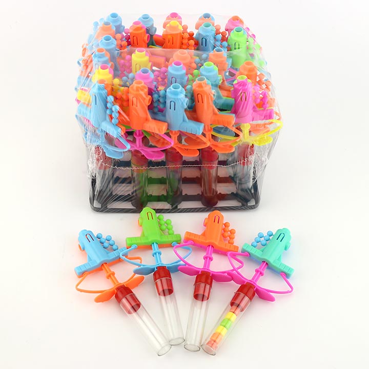 Cartoon Catapult candy toy shooting ball toy candy CH-T1272