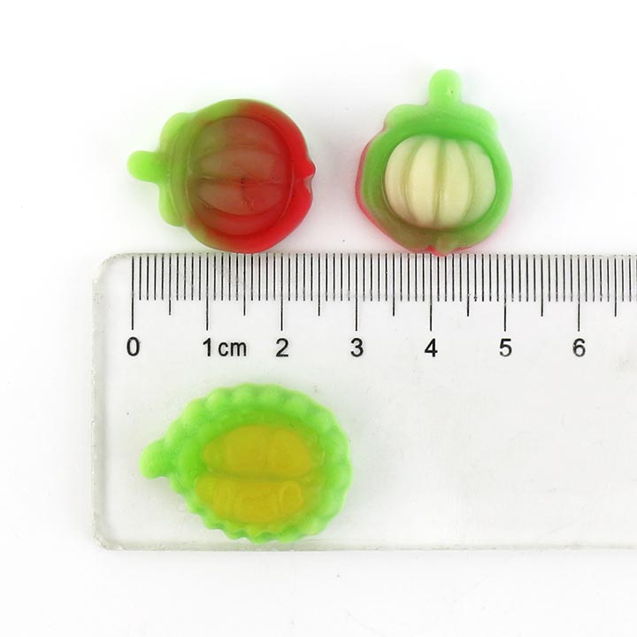 Halal Tropical fruit soft sweets gummy candy CH-J554
