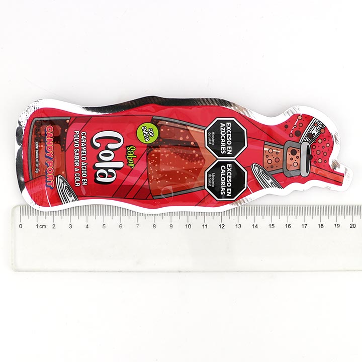 Halal Cola, Lemon, Orange soda Flavors Sour Powder Candy bag CH-N687