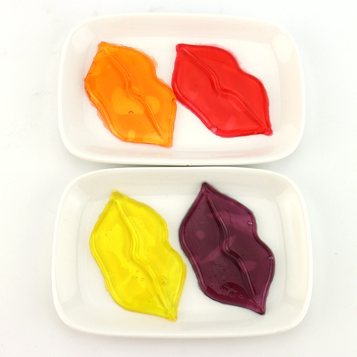 3D big mouth red Lip shape jelly soft gummy candy CH-J567