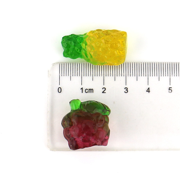Supply 4D fruit shape gel jelly soft gummy candy CH-J569