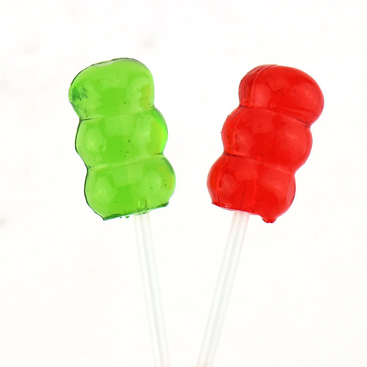 2024 Bingtanghulu shaped soft gummy lollypop jellypop CH-J577