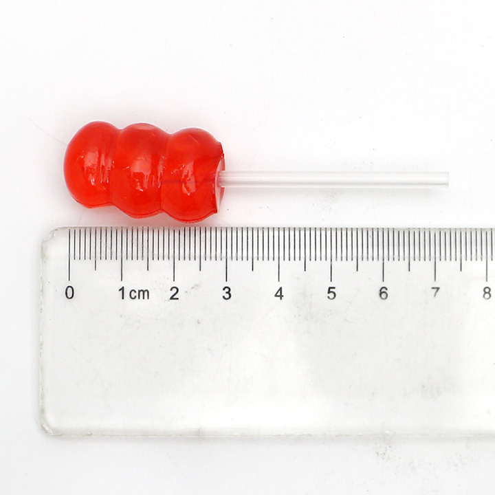 2024 Bingtanghulu shaped soft gummy lollypop jellypop CH-J577