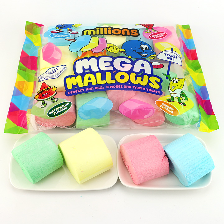 Halal big barbecue MEGA Mallows BBQ Marshmallow candy CH-M182