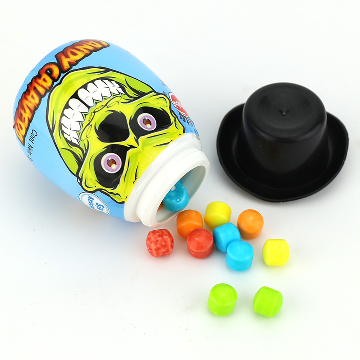 Halloween Zombie with Hat bottle toy candy CH-N686
