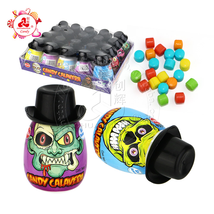 Halloween Zombie with Hat bottle toy candy CH-N686