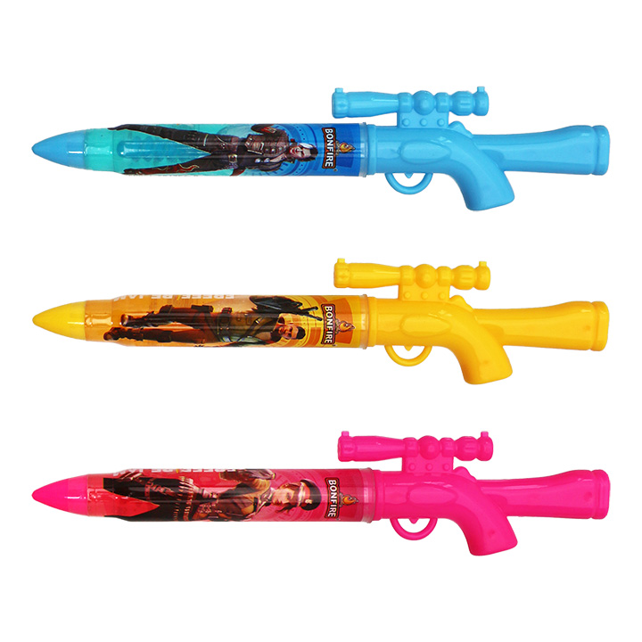 Fruit gel liquid jam gun shape candy stick toy CH-N690