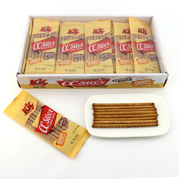 16g snacks milk,coffee flavored CC long biscuits finger cookies stick CH-D121