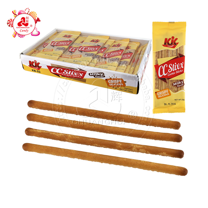16g snacks milk,coffee flavored CC long biscuits finger cookies stick CH-D121