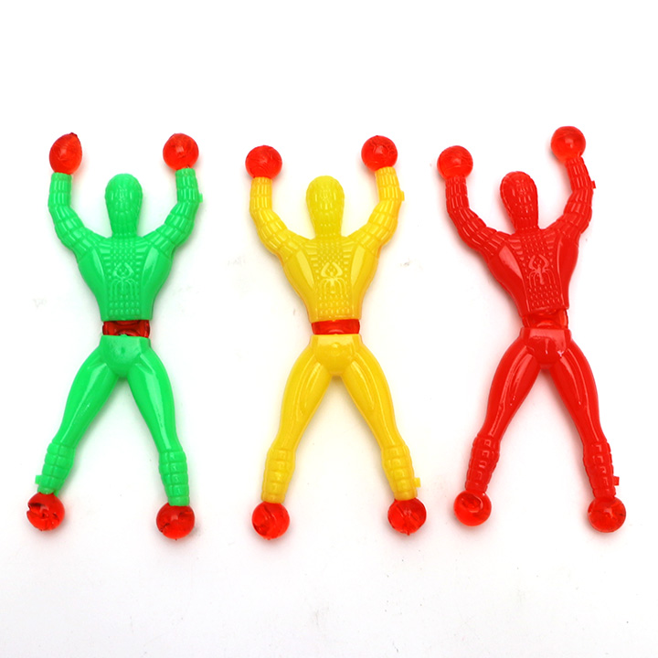 Wall Crawler climbing man toy candy with CC stick straw candy CH-T1286