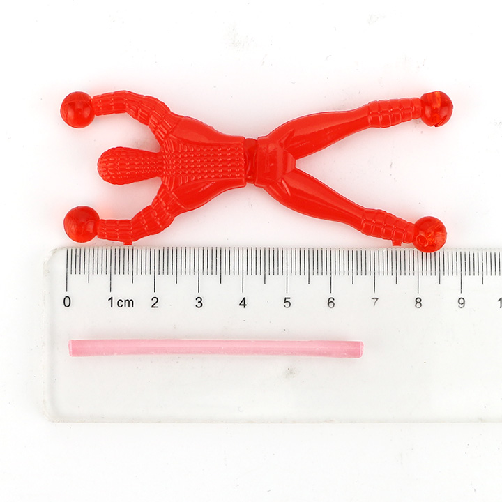 Wall Crawler climbing man toy candy with CC stick straw candy CH-T1286