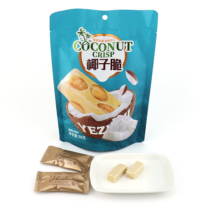 200g bagged coconut flavored crispy nut peanut candy CH-Q118