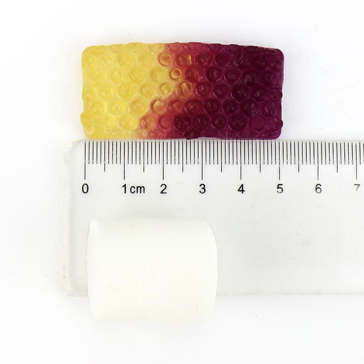 hot sale Japanese Sushi shaped soft gummy candy with marshmallow CH-J584