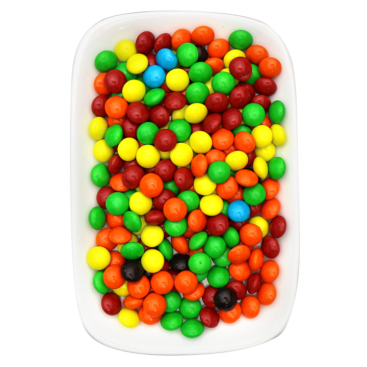 Halal 0.3g colorful crispy sugar coated chocolate bean candy CH-BC127