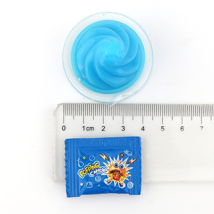 Torch shaped jelly pudding cup with popping candy CH-K296