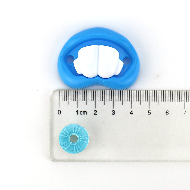 Halloween buckteeth mouth toy and whistle pressed candy CH-T1295