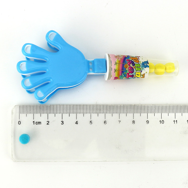 Colorful plastic mini hand clapping toy candy CH-T1299