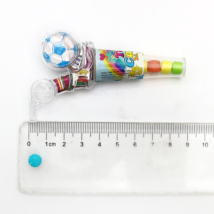 Cartoon playing football whistle toy candy CH-T1301