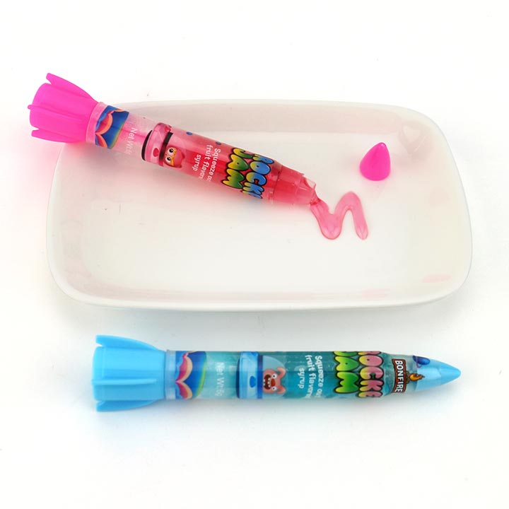 2024 New Mini Rocket shape gel jam syrup candy toy CH-N691