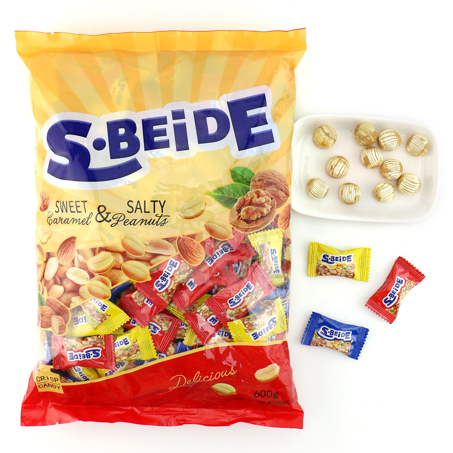 600g Mixed nut crispy peanut candy CH-Q121