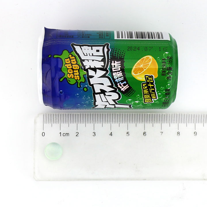 HALAL sugar-free cola, lemon, orange flavored pressed tablet candy in soda can CH-N696