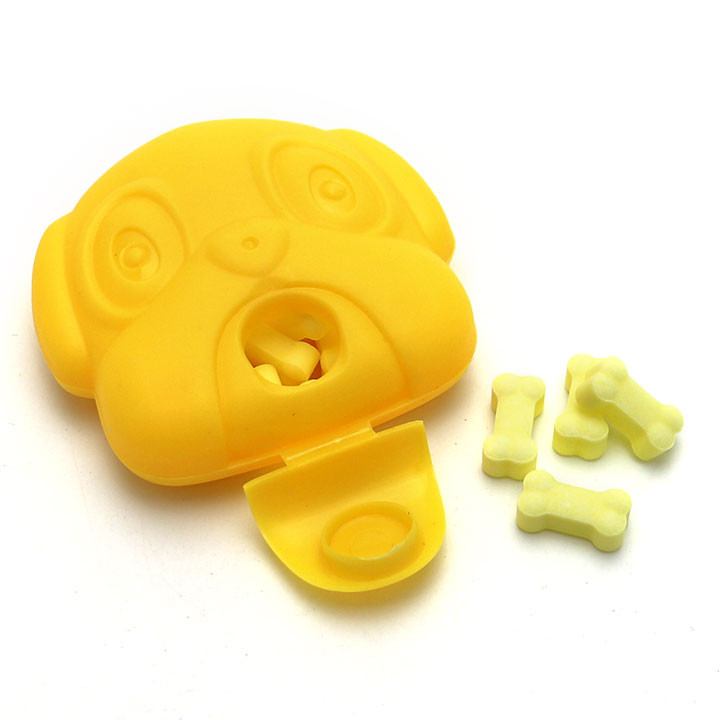 Cute Dog Head shaped box and pressed bone candy CH-N697