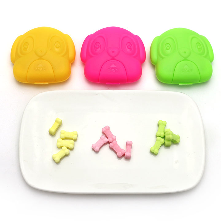 Cute Dog Head shaped box and pressed bone candy CH-N697