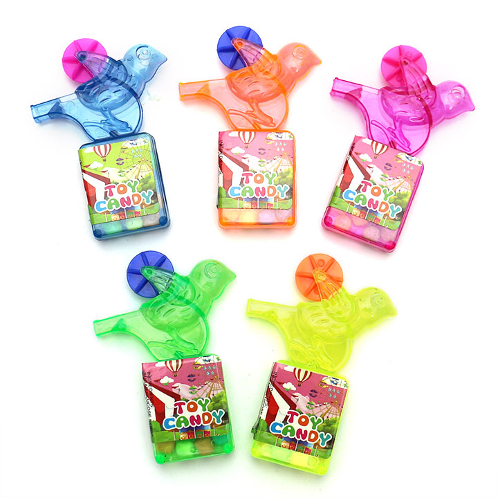 Peaceful pigeon shaped whistle candy toy CH-T1304