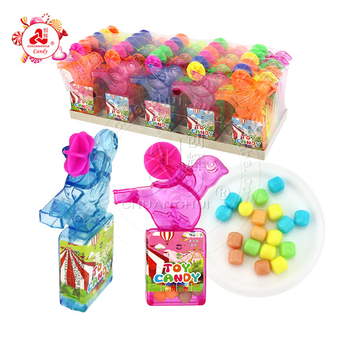 Peaceful pigeon shaped whistle candy toy CH-T1304