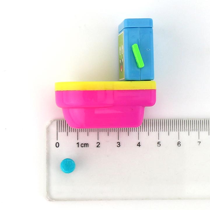 Flush Toilet shaped candy dispenser toy candy CH-T1307