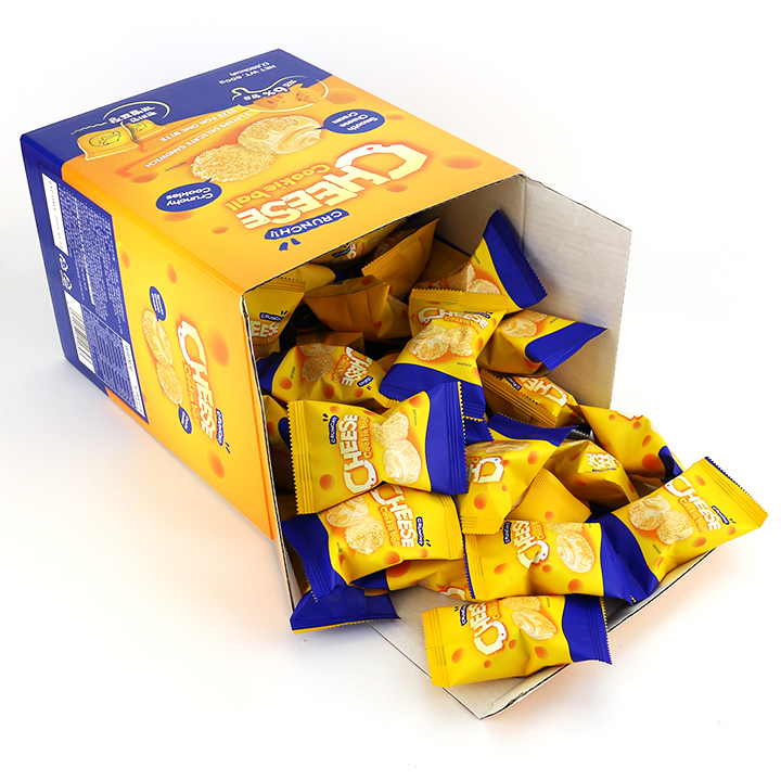 600g boxed Cheese cookies wafer ball with cheese cream filling CH-D125