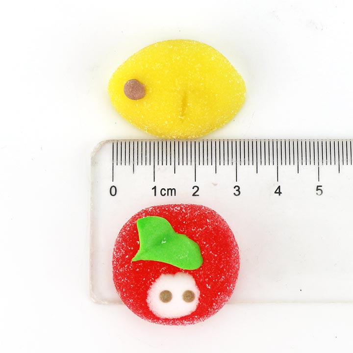 3D assorted Fruits Party shape pectin soft gummy candy CH-J590