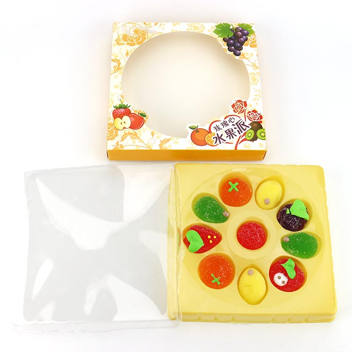 3D assorted Fruits Party shape pectin soft gummy candy CH-J590