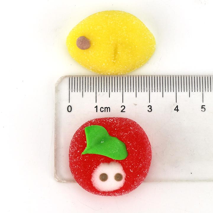 Halal 3D assorted fruits shape pectin soft fudge candy CH-J591