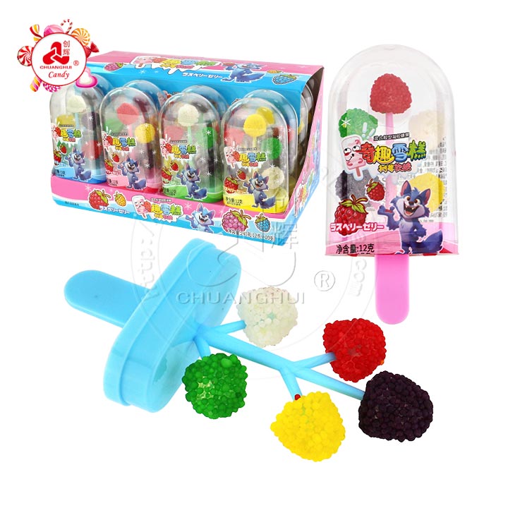 5-in-1 Gummy Tree ice cream shaped chewy soft lollipop candy CH-J600