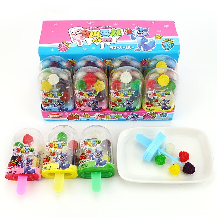 5-in-1 Gummy Tree ice cream shaped chewy soft lollipop candy CH-J600